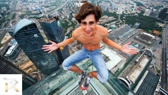Brave or stupid? russian teen daredevils Brave or stupid? russian teen daredevils