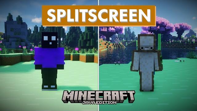 This mod adds splitscreen to minecraft java edition This mod adds splitscreen to minecraft java edition