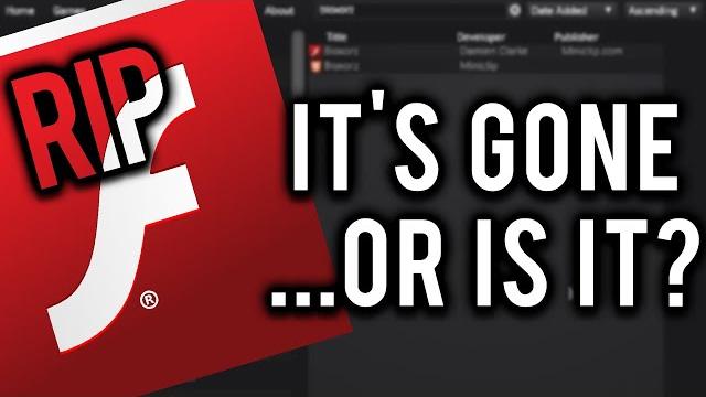 Rip adobe flash - here's how you can still play flash games Rip adobe flash - here's how you can still play flash games