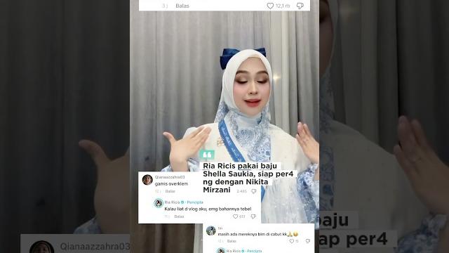 Pakai produk shella saukia, ria ricis siap per4ng dengan nikita mirzani #nikmir #ricis Pakai produk shella saukia, ria ricis siap per4ng dengan nikita mirzani #nikmir #ricis