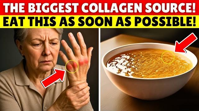 Goodbye swelling! 8 collagen-rich foods you must eat for your legs and joints | senior health tips Goodbye swelling! 8 collagen-rich foods you must eat for your legs and joints | senior health tips