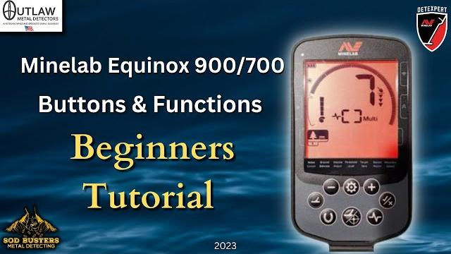 Minelab equinox 900 700 buttons & functions tutorial Minelab equinox 900 700 buttons & functions tutorial