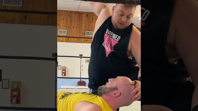 Did he just bite him? #dbw #wwe #aew #wrestling Did he just bite him? #dbw #wwe #aew #wrestling