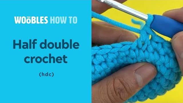 How to do a half double crochet stitch (hdc) How to do a half double crochet stitch (hdc)
