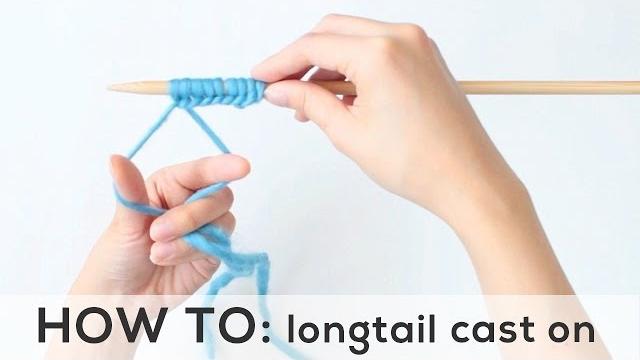 Longtail cast on for beginners Longtail cast on for beginners