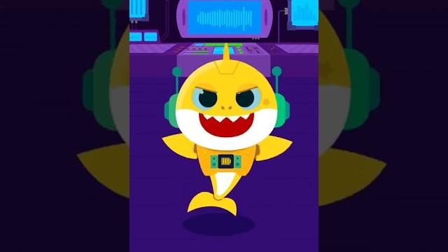 Poppin' robot baby shark Poppin' robot baby shark