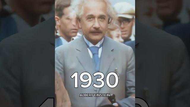 Albert einstein in 1930 - restored footage Albert einstein in 1930 - restored footage