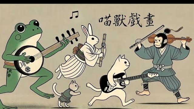Relaxing shamisen x electric guitar x flute x violin【喵獸戲畫】background music for studying(ai-music) Relaxing shamisen x electric guitar x flute x violin【喵獸戲畫】background music for studying(ai-music)