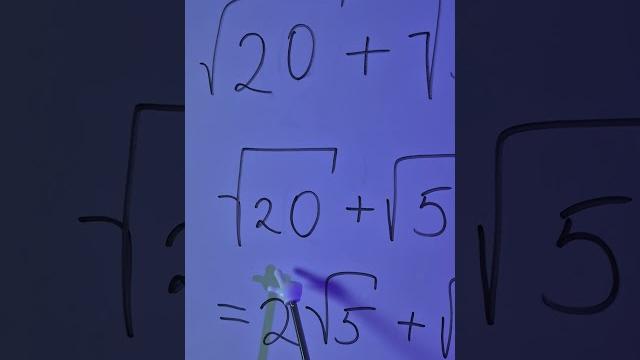 Сложение корней #егэ #математика Сложение корней #егэ #математика