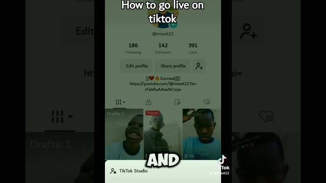 How to go live on tiktok under 1k followers How to go live on tiktok under 1k followers