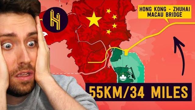 The $18.8 billion, borderline useless bridge between hong kong and macau: atrioc reacts The $18.8 billion, borderline useless bridge between hong kong and macau: atrioc reacts