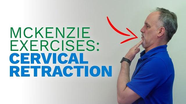 Mckenzie exercises- cervical retraction in sitting Mckenzie exercises- cervical retraction in sitting