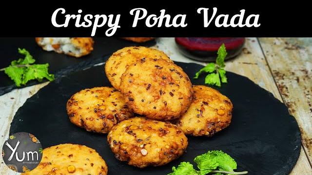 Crispy poha vada Crispy poha vada