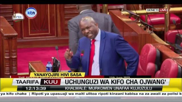 ''we want to know whether albert ojwang got to nairobi central police dead or alive: sen. omogeni ''we want to know whether albert ojwang got to nairobi central police dead or alive: sen. omogeni