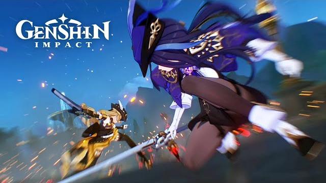 Navia & clorinde protect the traveler cutscene animation | archon quest act 2 | genshin impact 4.0 Navia & clorinde protect the traveler cutscene animation | archon quest act 2 | genshin impact 4.0