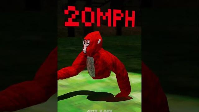 How fast is a gorilla from gorilla tag? How fast is a gorilla from gorilla tag?