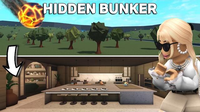 I built a bunker to hide from the meteor in bloxburg I built a bunker to hide from the meteor in bloxburg