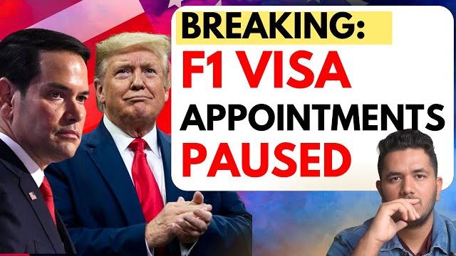 Usa f1 visa appointments are paused by trump administration | what you need to know | ms in usa Usa f1 visa appointments are paused by trump administration | what you need to know | ms in usa