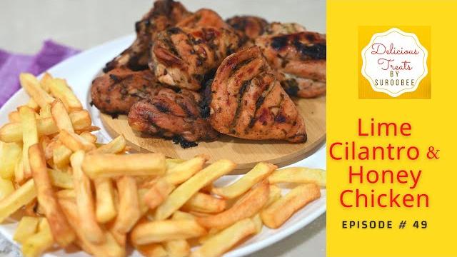 Lime cilantro & honey chicken Lime cilantro & honey chicken