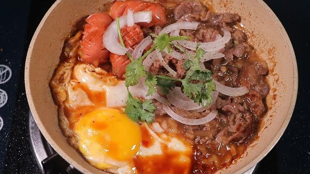 How to make sizzling beef steak pan to eat with bread How to make sizzling beef steak pan to eat with bread