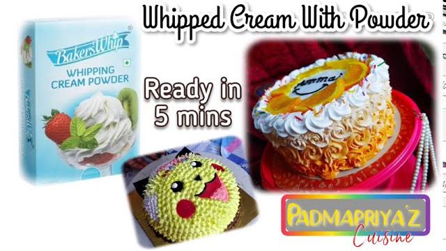 Perfect sturdy whipped cream from whipping powder in 5 min | review tutorial | bakerswhip millennium Perfect sturdy whipped cream from whipping powder in 5 min | review tutorial | bakerswhip millennium