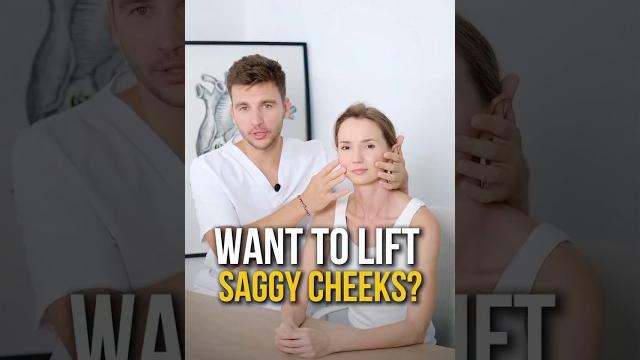 Want to lift saggy cheeks? Want to lift saggy cheeks?