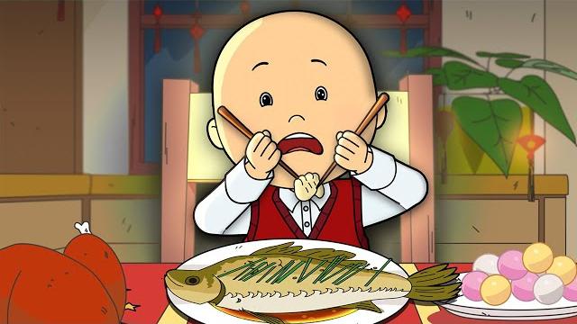 Caillou and lunar new year | caillou cartoon Caillou and lunar new year | caillou cartoon