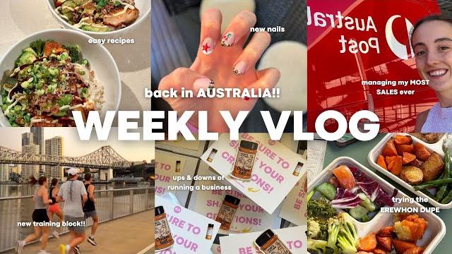 Week back home - new training block, chicken salt restock, food/recipes, catch ups, nail refresh!! Week back home - new training block, chicken salt restock, food/recipes, catch ups, nail refresh!!