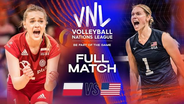 Pol vs. usa - bronze medal match | women's vnl 2023 | full match Pol vs. usa - bronze medal match | women's vnl 2023 | full match