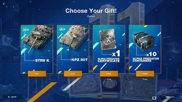 World of tanks birthday gift - what you get for 11 years! cool tank for free and lot items!!! World of tanks birthday gift - what you get for 11 years! cool tank for free and lot items!!!