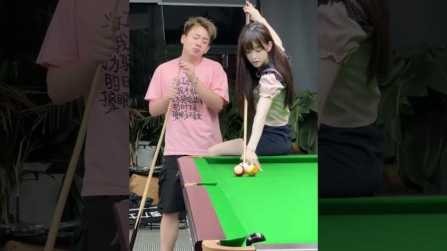 一打一個不吱聲#台球女王星黛露 一打一個不吱聲#台球女王星黛露