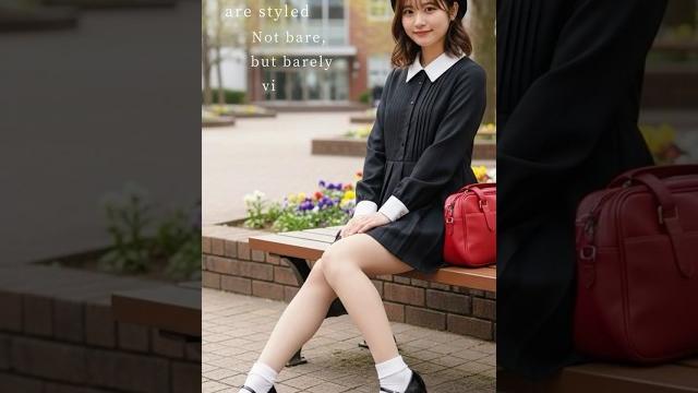 Layered elegance|pantyhose + socks leg styling #パンストコーデ #白ソックス #大学生ファッション #美脚レイヤード #パンスト #pantyhose Layered elegance|pantyhose + socks leg styling #パンストコーデ #白ソックス #大学生ファッション #美脚レイヤード #パンスト #pantyhose