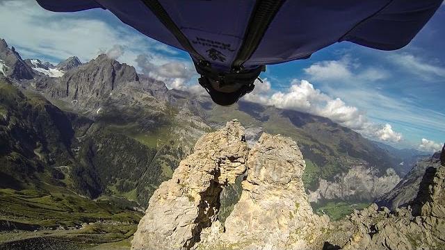 Gopro: wingsuit flight through 2 meter cave - uli emanuele Gopro: wingsuit flight through 2 meter cave - uli emanuele