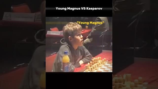 Young magnus vs garry kasparov | the best players in the history of chess | #chess #magnuscarlsen Young magnus vs garry kasparov | the best players in the history of chess | #chess #magnuscarlsen