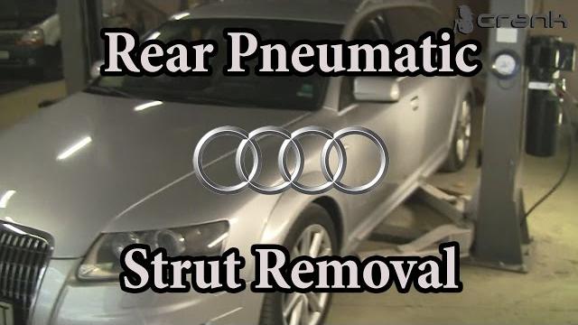 Audi a6/c6/4f rear air / pneumatic spring change Audi a6/c6/4f rear air / pneumatic spring change