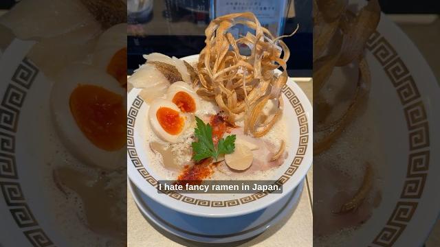 I hate fancy ramen in japan (part 19281) I hate fancy ramen in japan (part 19281)