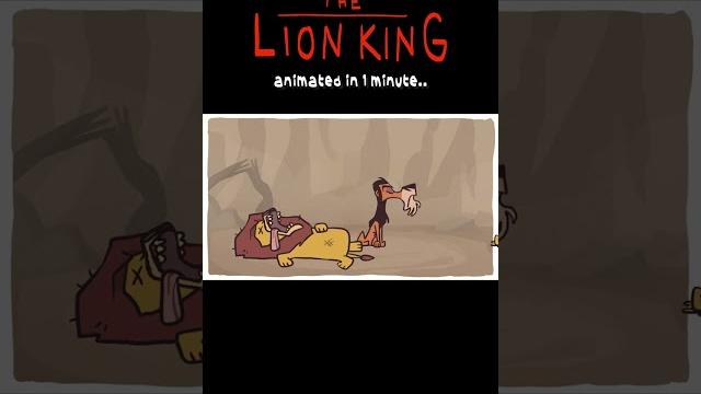 Lion king in one minute #shorts Lion king in one minute #shorts