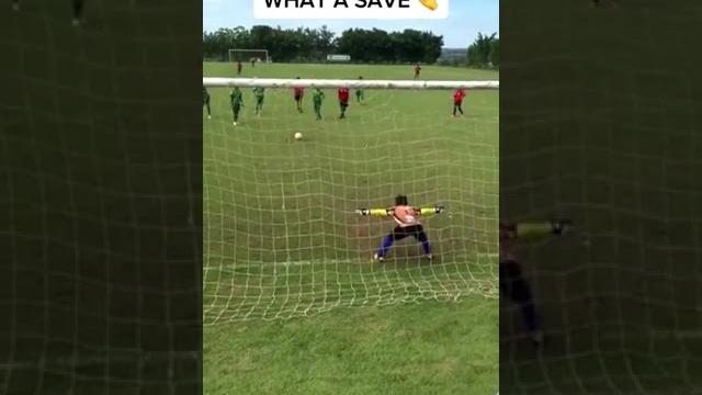The little man is an elite goal keeper (via @hello_jr05) #shorts The little man is an elite goal keeper (via @hello_jr05) #shorts