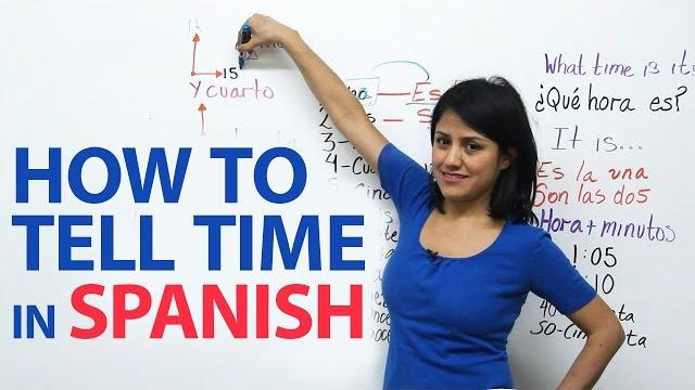 How to tell time in spanish How to tell time in spanish