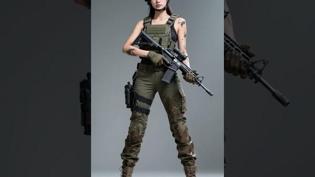 英姿飒爽野战女特勤#警察 #police#military 英姿飒爽野战女特勤#警察 #police#military