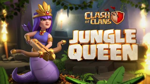 Jungle queen (clash of clans june season challenges) Jungle queen (clash of clans june season challenges)