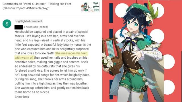 Asmr venti - captured and feet tickled - viewer request (genshin impact asmr) (read description) Asmr venti - captured and feet tickled - viewer request (genshin impact asmr) (read description)
