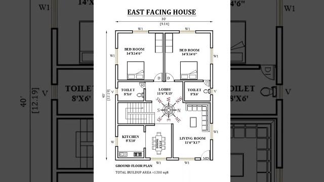 30x40 east facing house plans as per vastu #homeplan #housedesign #houseplans #homedesign #shorts 30x40 east facing house plans as per vastu #homeplan #housedesign #houseplans #homedesign #shorts