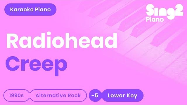 Radiohead - creep (lower key) piano karaoke Radiohead - creep (lower key) piano karaoke