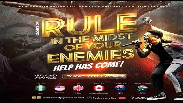 Rule in the midst of your enemies; help has come - grand finale || nsppd || 6th june 2025 Rule in the midst of your enemies; help has come - grand finale || nsppd || 6th june 2025