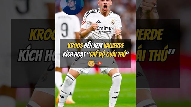 Kroos đến xem trận đấu của real madrid và valverde ghi một siêu phẩm #football #bongda Kroos đến xem trận đấu của real madrid và valverde ghi một siêu phẩm #football #bongda
