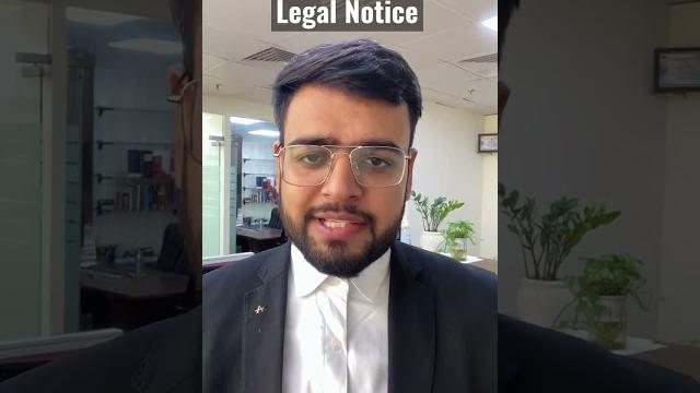 What is legal notice ? what to when you recieve it? What is legal notice ? what to when you recieve it?