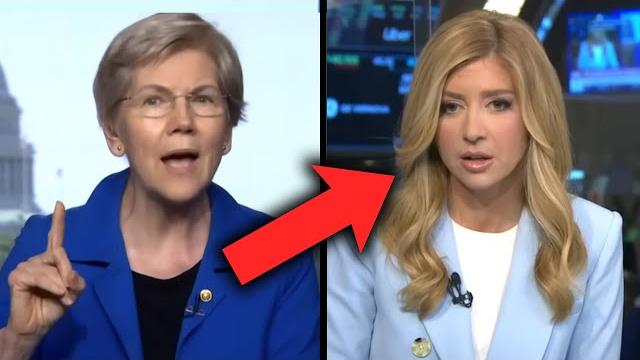 Warren blasts trump host to her face on live tv Warren blasts trump host to her face on live tv