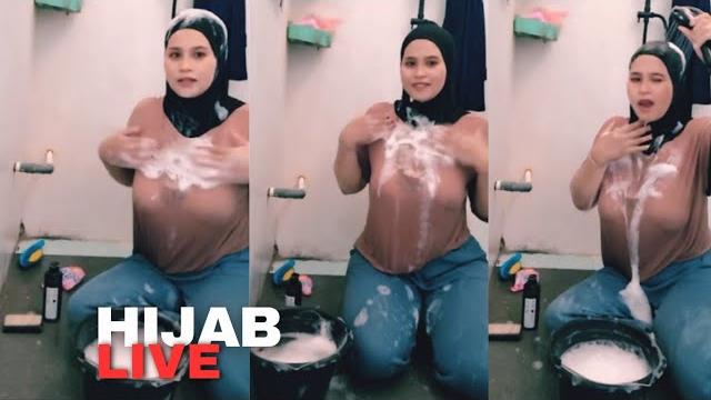 Let's take a shower together!!! live beautiful hijab Let's take a shower together!!! live beautiful hijab