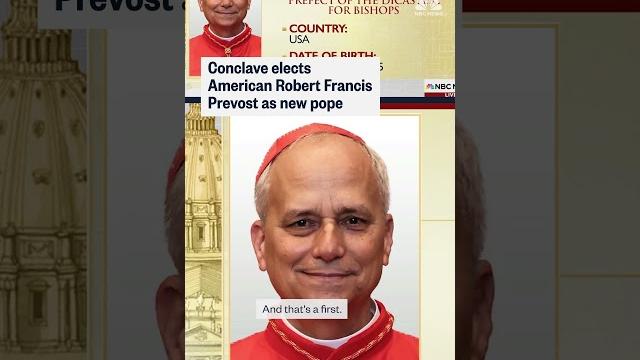 American robert francis prevost elected to be the next pope and takes the name pope leo xiv American robert francis prevost elected to be the next pope and takes the name pope leo xiv